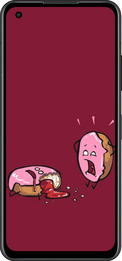 Силиконовый чехол Печенье для Asus Zenfone 9 - 911u-2842 изображение 