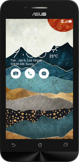 Силиконовый чехол Янтарный закат для Asus ZenFone Go ZC451TG - 6475u-276 изображение 