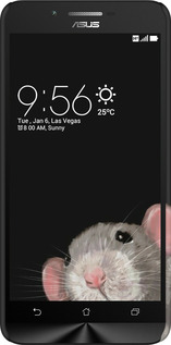 3D пластиковый матовый чехол The Peeking Rat для Asus Zenfone Go ZC500TG - 6442m-160 изображение 