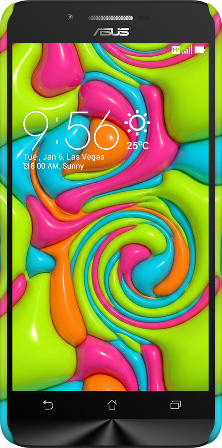 3D пластиковый матовый чехол Y2K Jelly Dream для Asus Zenfone Go ZC500TG - 6780m-160 изображение 