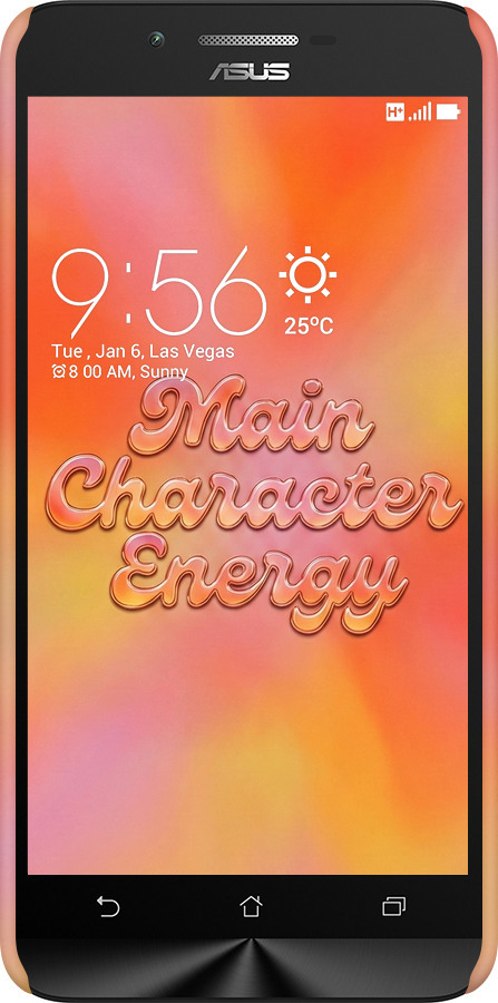 3D пластиковый матовый чехол Aura Gradient Main Character Energy Aesthetic Y2K для Asus Zenfone Go ZC500TG - 6783m-160 изображение 