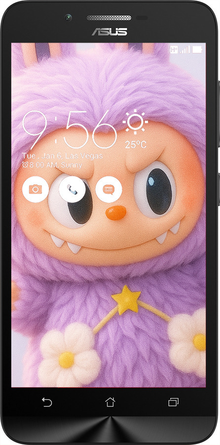 Силиконовый чехол Лабубу для Asus Zenfone Go ZC500TG - 6708u-160 изображение 