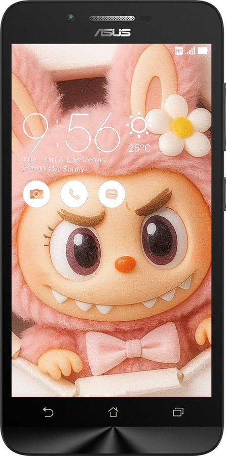 Силиконовый чехол Лабубу 2 для Asus Zenfone Go ZC500TG - 6710u-160 изображение 
