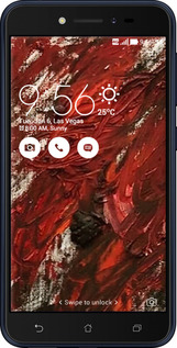 Силиконовый чехол Абстрактная композиция в красных тонах для Asus ZENFONE Live ZB501KL - 6541u-1128 изображение 