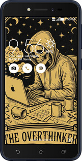 Силиконовый чехол The Overthinker для Asus ZENFONE Live ZB501KL - 6774u-1128 изображение 