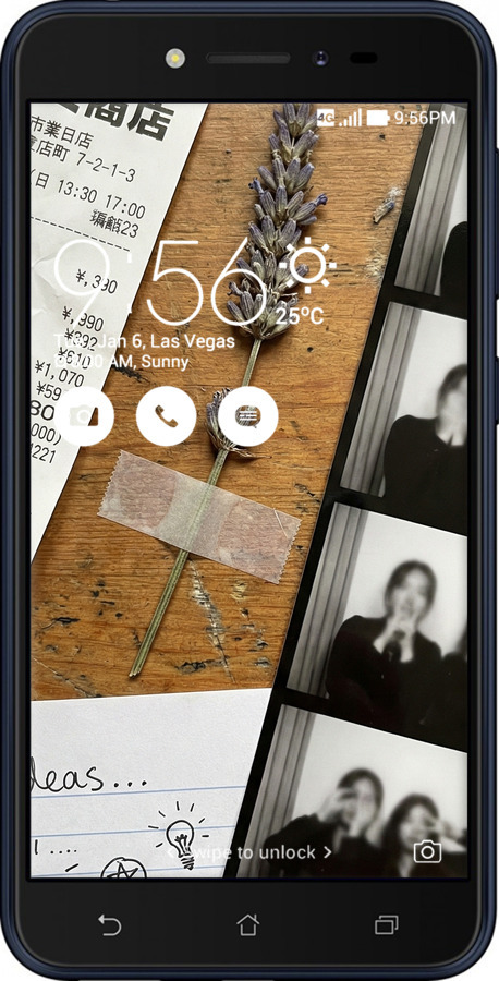 Силиконовый чехол Aesthetic Scrapbook Collage для Asus ZENFONE Live ZB501KL - 6773u-1128 изображение 