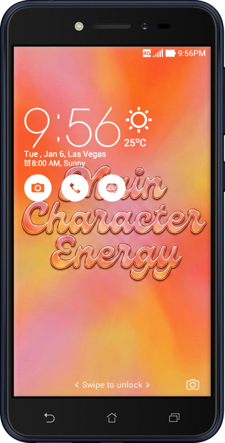 Силіконовий чехол Aura Gradient Main Character Energy Aesthetic Y2K для Asus ZENFONE Live ZB501KL - 6783u-1128 изображение 