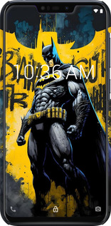 3D пластиковый матовый чехол Бетмен для Asus Zenfone Max M2 ZB633KL - 6290m-1629 изображение 