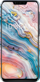 3D пластиковий матовий чехол Мрамор красивый для Asus Zenfone Max M2 ZB633KL - 6376m-1629 изображение 