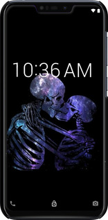 3D пластиковый матовый чехол С изображением скелета для Asus Zenfone Max M2 ZB633KL - 6537m-1629 изображение 