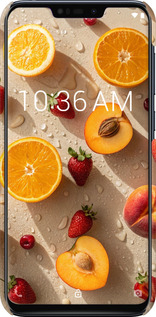 3D пластиковый матовый чехол Фрукты 3 для Asus Zenfone Max M2 ZB633KL - 6703m-1629 изображение 