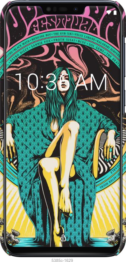 3D пластиковый матовый чехол № 5385 для Asus Zenfone Max M2 ZB633KL - 5385m-1629 изображение 