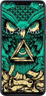 Силіконовий чехол Сова Арт-тату для Asus Zenfone Max M2 ZB633KL - 3971u-1629 изображение 