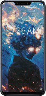 Силиконовый чехол Сатору Годжо для Asus Zenfone Max M2 ZB633KL - 6129u-1629 изображение 