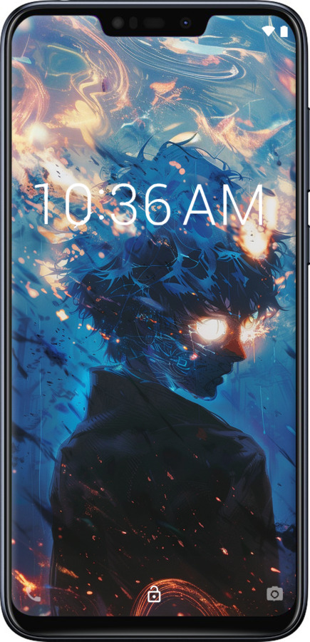 Силиконовый чехол Сатору Годжо для Asus Zenfone Max M2 ZB633KL - 6129u-1629 изображение 