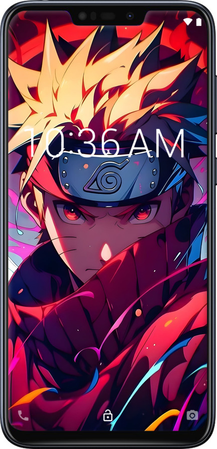 Силиконовый чехол Наруто для Asus Zenfone Max M2 ZB633KL - 6274u-1629 изображение 