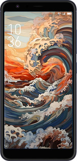 Силіконовий чехол Арт хвилі для Asus ZenFone Max Plus M1 ZB570TL - 6324u-1361 изображение 