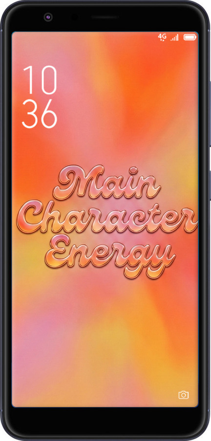 Силиконовый чехол Aura Gradient Main Character Energy Aesthetic Y2K для Asus ZenFone Max Plus M1 ZB570TL - 6783u-1361 изображение 