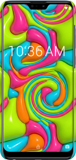 3D пластиковый матовый чехол Y2K Jelly Dream для Asus Zenfone Max Pro M2 ZB631KL - 6780m-1641 изображение 