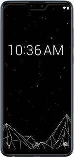 Силиконовый чехол Черно белые абстрактные горы для Asus Zenfone Max Pro M2 ZB631KL - 6437u-1641 изображение 