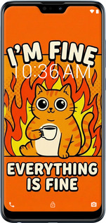 Силіконовий чехол Funny Cat для Asus Zenfone Max Pro M2 ZB631KL - 6786u-1641 изображение 