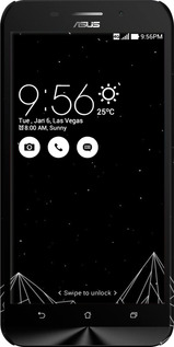 3D пластиковый матовый чехол Черно белые абстрактные горы для Asus ZenFone Max ZC550KL - 6437m-271 изображение 