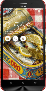 3D пластиковый матовый чехол Vintage Sardine Tin Phone для Asus ZenFone Max ZC550KL - 6772m-271 изображение 