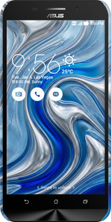 3D пластиковий матовий чехол Liquid Chrome для Asus ZenFone Max ZC550KL - 6781m-271 изображение 