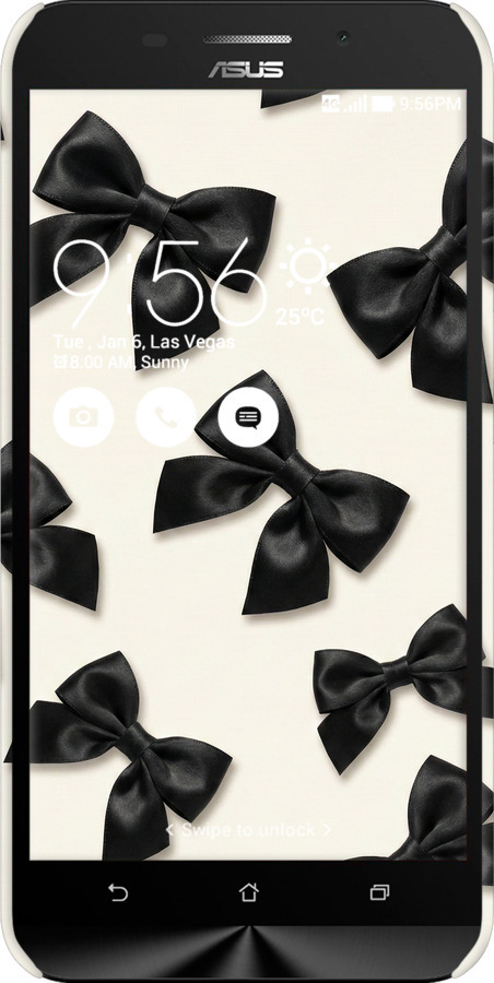 3D пластиковый матовый чехол Dark Coquette для Asus ZenFone Max ZC550KL - 6765m-271 изображение 