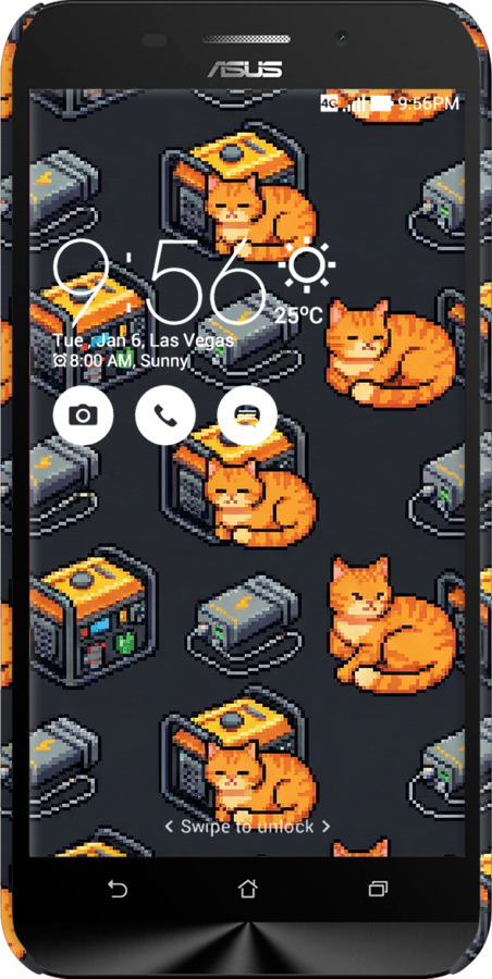 3D пластиковый матовый чехол Autonomous Zone для Asus ZenFone Max ZC550KL - 6771m-271 изображение 