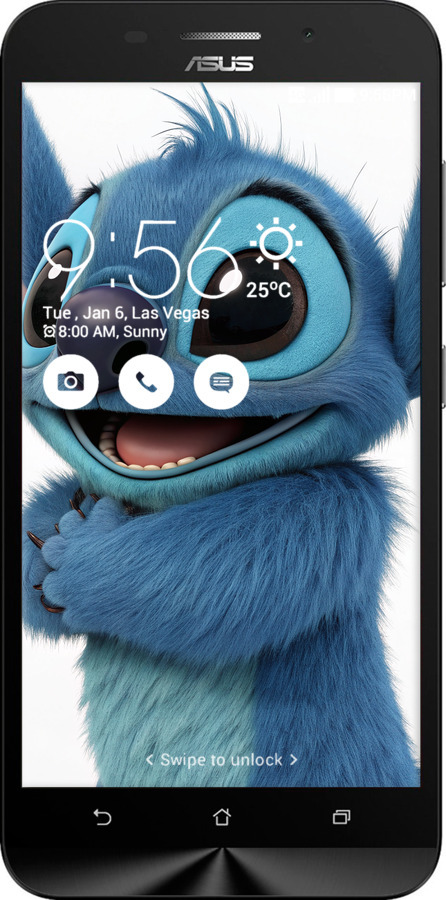 Силиконовый чехол Стич 1 для Asus ZenFone Max ZC550KL - 6686u-271 изображение 