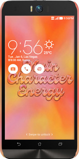 3D пластиковый матовый чехол Aura Gradient Main Character Energy Aesthetic Y2K для Asus ZenFone Selfie ZD551KL - 6783m-116 изображение 