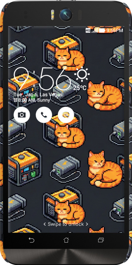 3D пластиковый матовый чехол Autonomous Zone для Asus ZenFone Selfie ZD551KL - 6771m-116 изображение 