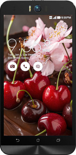 2D пластиковый чехол Вишня в шоколаде для Asus ZenFone Selfie ZD551KL - 6698t-116 изображение 