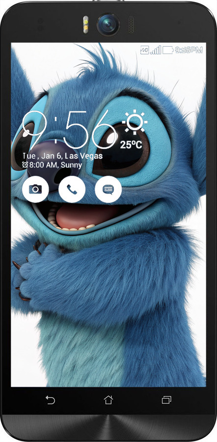 Силіконовий чехол Стіч 1 для Asus ZenFone Selfie ZD551KL - 6686u-116 изображение 
