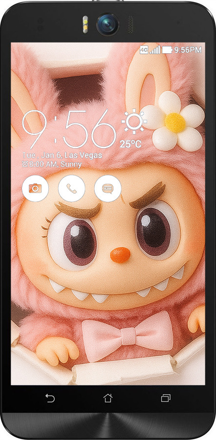 Силиконовый чехол Лабубу 2 для Asus ZenFone Selfie ZD551KL - 6710u-116 изображение 