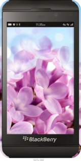 3D пластиковый глянцевый чехол Сирень для Blackberry Z10 - 527c-392 изображение 