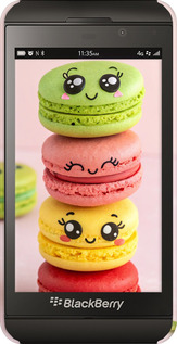 3D пластиковый глянцевый чехол Печенье для Blackberry Z10 - 6693c-392 изображение 