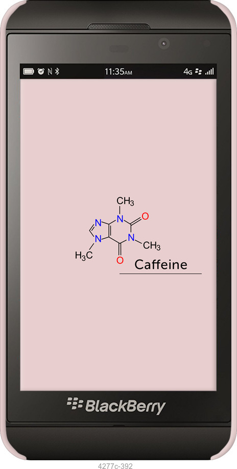 3D пластиковый глянцевый чехол Caffeine для Blackberry Z10 - 4277c-392 изображение 