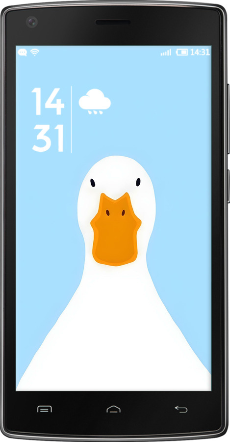 Силіконовий чехол Гусак для Doogee X5 max PRO - 6350u-955 изображение 