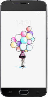 Силиконовый чехол Шарики для Doogee X9 mini - 4387u-774 изображение 