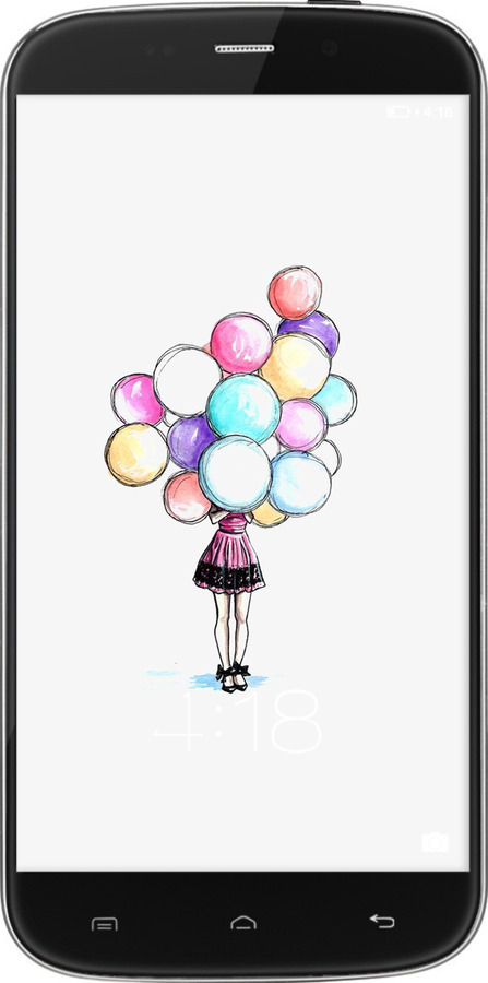 Силіконовий чехол Кульки для Doogee Y100X - 4387u-1109 изображение 