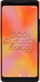 3D пластиковый матовый чехол Aura Gradient Main Character Energy Aesthetic Y2K для Google PixeL 2 XL - 6783m-1643 изображение 