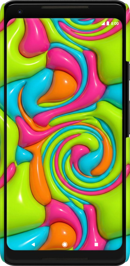 3D пластиковый матовый чехол Y2K Jelly Dream для Google PixeL 2 XL - 6780m-1643 изображение 