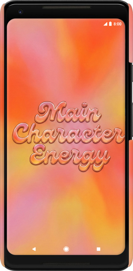 3D пластиковый матовый чехол Aura Gradient Main Character Energy Aesthetic Y2K для Google PixeL 2 XL - 6783m-1643 изображение 