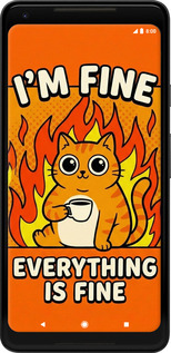 Силиконовый чехол Funny Cat для Google PixeL 2 XL - 6786u-1643 изображение 