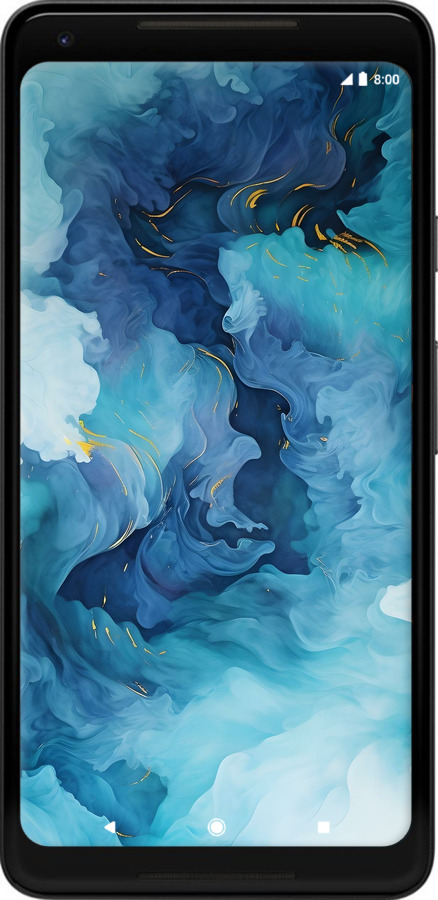 Силиконовый чехол Акварель для Google PixeL 2 XL - 6320u-1643 изображение 