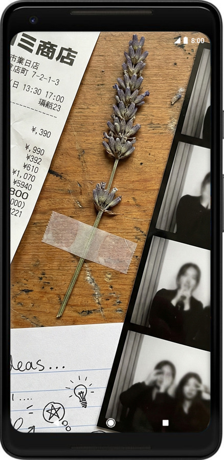 2D пластиковый чехол Aesthetic Scrapbook Collage для Google PixeL 2 XL - 6773t-1643 изображение 