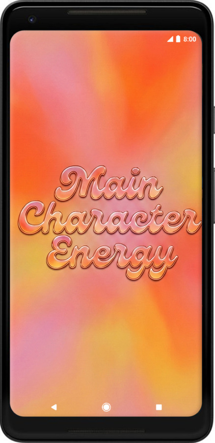 2D пластиковый чехол Aura Gradient Main Character Energy Aesthetic Y2K для Google PixeL 2 XL - 6783t-1643 изображение 