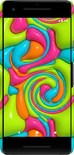 3D пластиковый матовый чехол Y2K Jelly Dream для Google Pixel 2 - 6780m-1075 изображение 